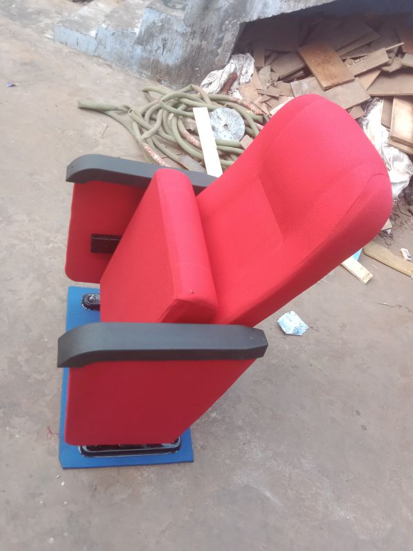 Red Plastic College Chair