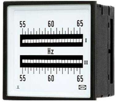 DEIF 65 Hz Double Frequency Meter, Display Type : Analog