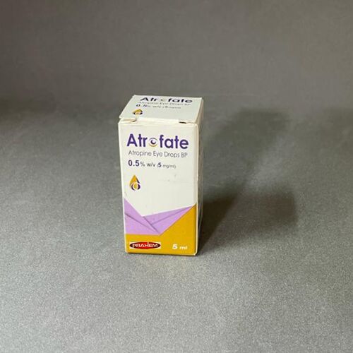 Atrofate Plastic Atropine Eye Drops, Bottle Size : 5 mg/ml