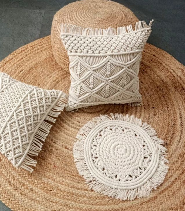 MAC C 1307 Macrame Cushion Cover