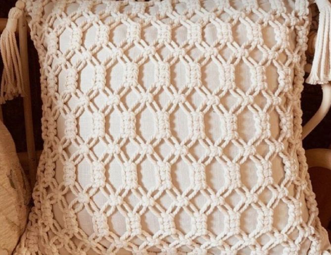 MAC C 1313 Macrame Cushion Cover