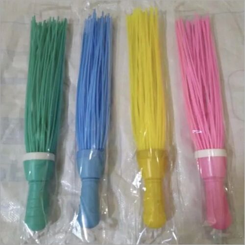 Kharata Plastic Broom, for Cleaning, Feature : Sweep Face