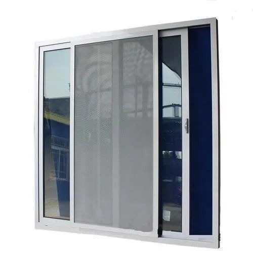 Stainless Steel Sliding Window Mosquito Net, Color : Silver