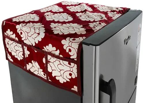 Printed PVC Fridge Top Cover, Size : 17X12 inches
