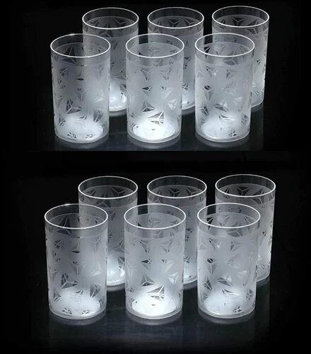 Plastic Water Glass, Capacity : 300 ml