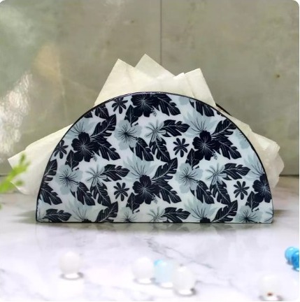 Semi- Circle D Shape Twilight Moments Tissue Holder