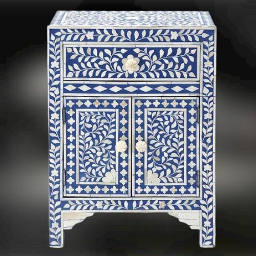 Mother of Pearl Inlay Side Table