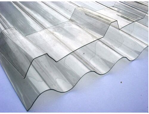Polycarbonate Roofing Sheet, Color : White, Yellow