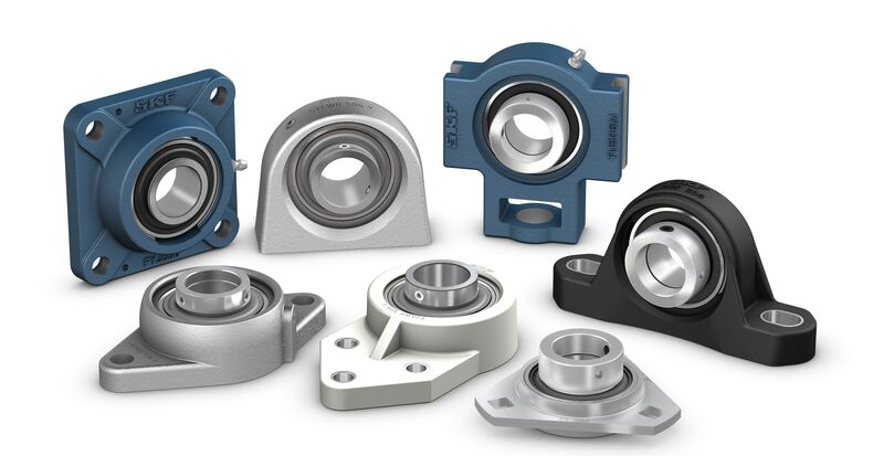 SS Automatic Pillow Block Bearings, for Industrial, Bore Size : 8-32mm