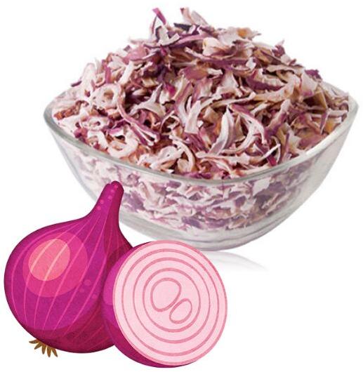 Natural Dehydrated Pink Onion Flakes/Kibbled, for Cooking, Enhance The Flavour, Human Consumption, Spices Use