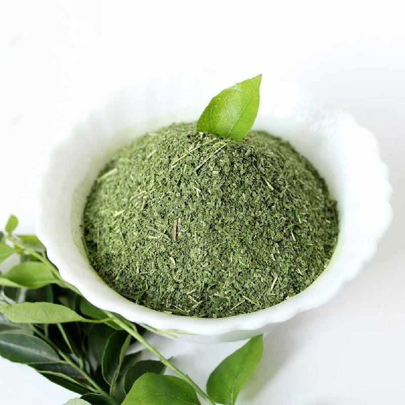 Curry Leaf Powder, for Cooking, Medicines, Style : Dried