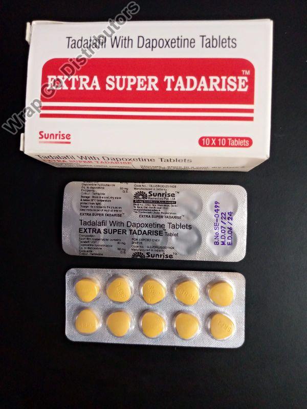 Extra Super Tadarise Tablets, Type Of Medicines : Allopathic