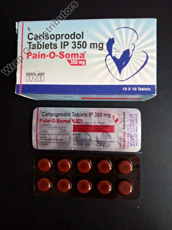 Pain-O-Soma 350mg Tablets, Type Of Medicines : Allopathic