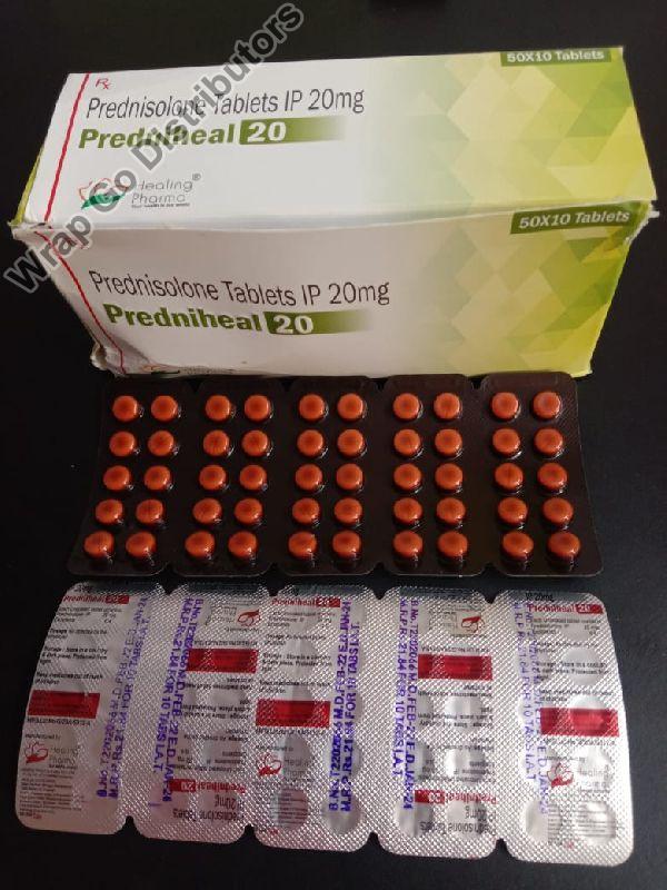 Predniheal 20mg Tablets, Type Of Medicines : Allopathic
