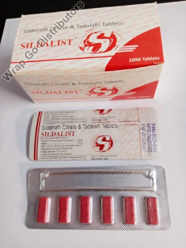 Sildalist Tablets, Type Of Medicines : Allopathic
