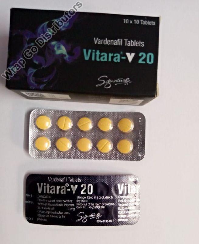 Vitara-V 20mg Tablets, Type Of Medicines : Allopathic