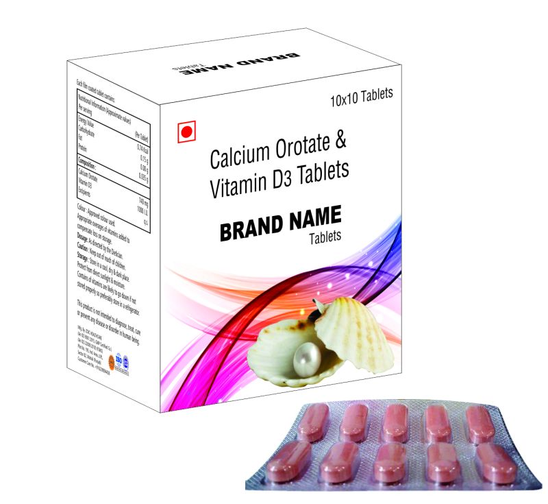Calcium Orotate & Vitamin D3 Tablet