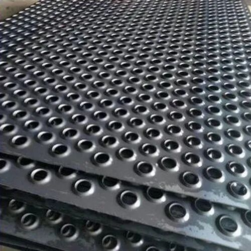 Indomesh Steel CRC Dimple Perforated Sheet, for Industrial, Color : Silver