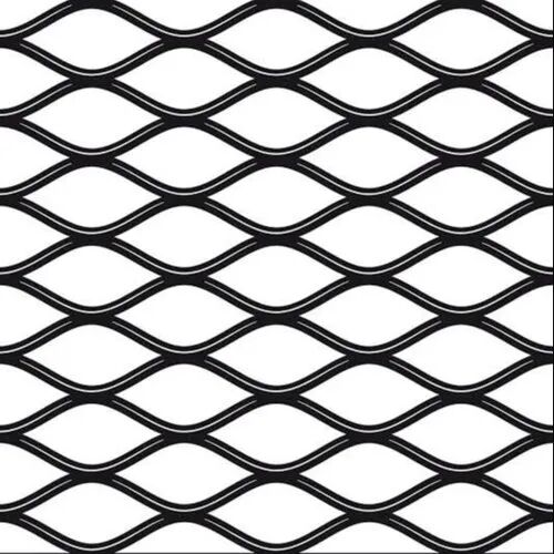 Galvanized Iron Expanded Wire Mesh, Color : Silver