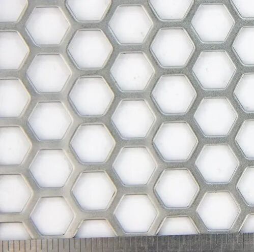 Galvanized Hexagonal Perforated Sheet