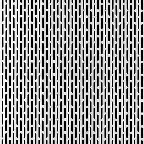 GP Long Hole Perforated Sheet, for Industrial, Pattern : Plain