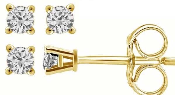 diamond stud earrings