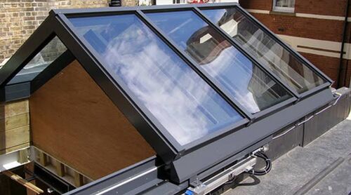 Vertical Roof Sliding Window, Frame Material : Jindal