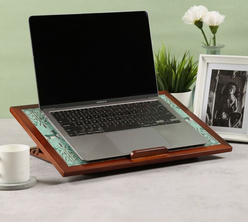 2 Kg Polished Wooden Laptop Table, for Office, Feature : Fine Finishing