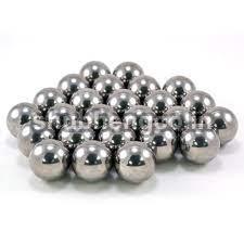 SS Polished Steel Bearing Balls, for Industrial, Color : Silver