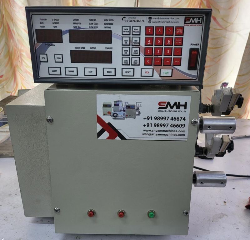 SMH Fully Automatic Electric Double Spindle Winding Machine, Voltage : 110-440V