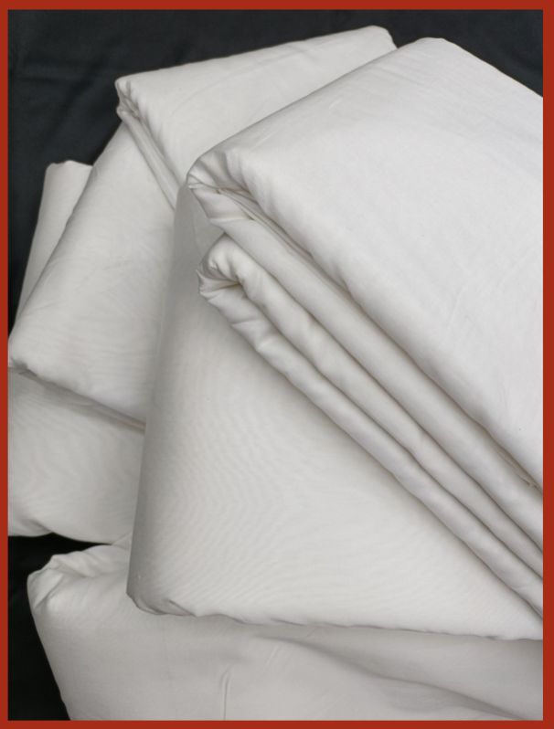 White chanderi silk fabric