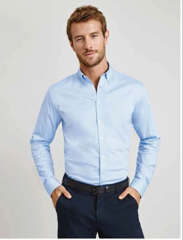 Collar Neck Plain Cotton Corporate Shirt, Gender : Men