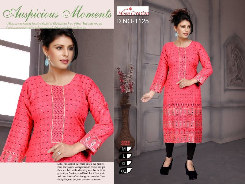 Ladies Pink Kurti