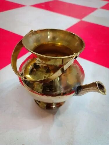 Brass Kamandal, Color : Golden