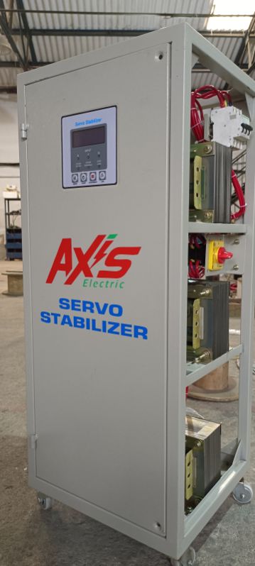 Three phase servo controlled voltage stabilizer, Capacity : 30 KVA