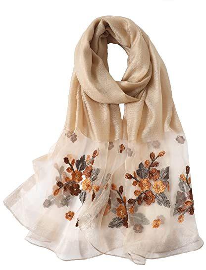 Ladies Embroidered Scarves