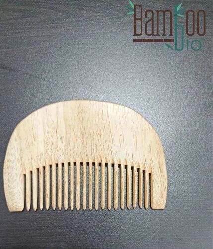Neem Wood Beard Comb, Color : Brown