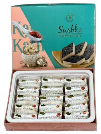 Surbhi Kaju Katli Roll, Packaging Type : Box