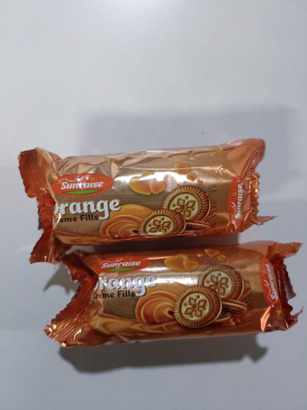 33gm Orange Cream Fills Cookies, Certification : FSSAI