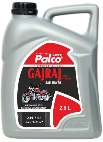 GAJRAJ PLUS-15W50 Two Wheeler Engine oil, Packaging Type : Plastic Buckets