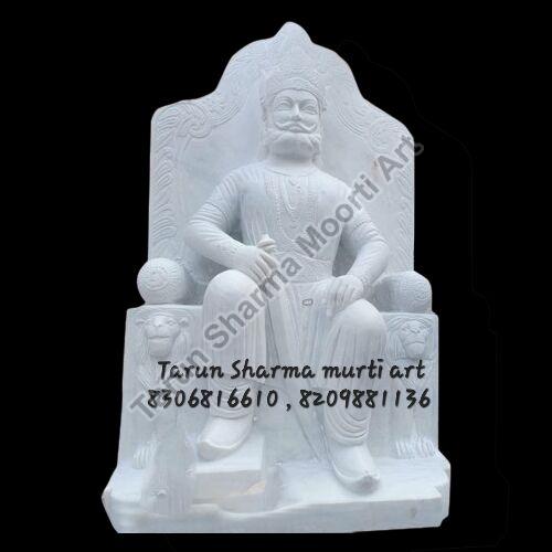 White Marble Maharaj Agrasen Statue