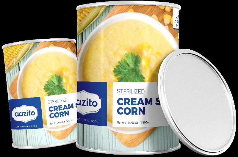 Canned cream style corn, Style : Cooked, Instant
