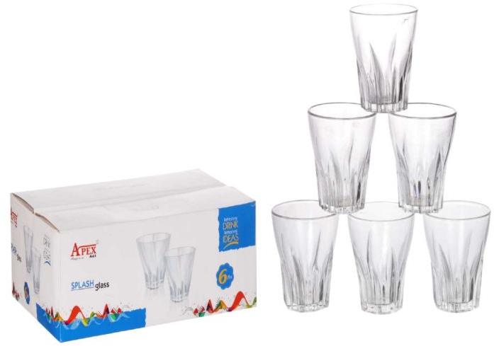 Apex Max Splash Drinking Glass, Size : Standard