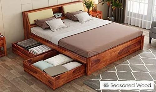 Modular Sheesham Wood King Size Bed, for Bedroom, Specialities : Termite Proof, Quality Tested, High Strength