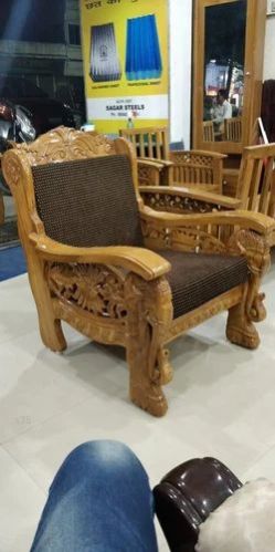 Teak Wood Carved Sofa Set, Style : Modern