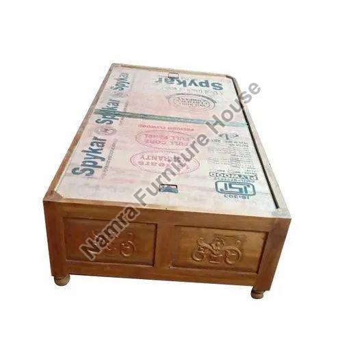 Wooden Box Diwan Bed, Feature : Fine Finishing, High Strength