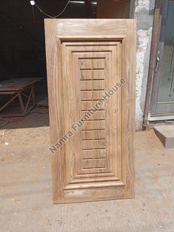 Plain With out polish wooden antique door, Position : Interior