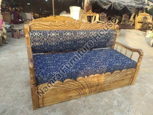 Wooden Convertible Sofa Bed