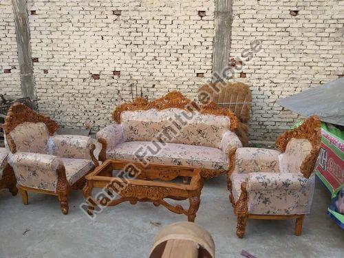 Wooden Customized Sofa Set, Shape : Rectangular
