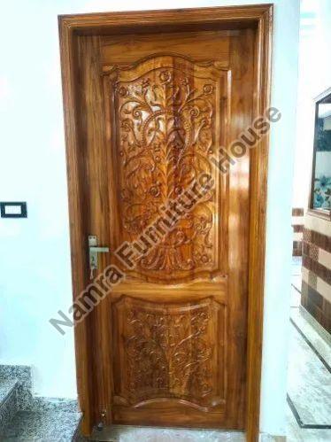 Rectangular Wooden Main Door